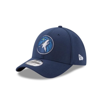 Blue Minnesota Timberwolves Hat - New Era NBA Team Classic 39THIRTY Stretch Fit Caps USA4318056